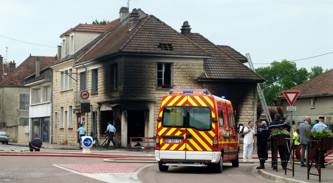 Incendie dans un commerce à Brienne le Château