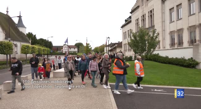 Marche de sensibilisation aux cancers pédiatriques à Saint-Julien-les-Villas