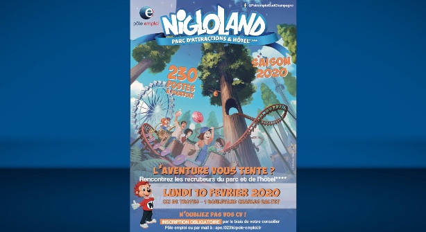 Nigloland : 230 postes à pourvoir pour la saison 2020