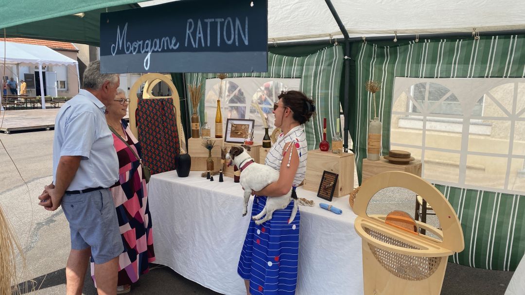 Le stand de Morgane Ratton à Fayl-Billot
