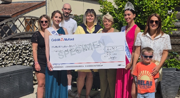Miss TCM 2026 : un chèque de 2 200 euros pour l’association Louis, l’Enfant Papillon