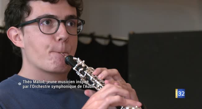 Théo Malod, jeune musicien inspiré par l’Orchestre symphonique de l’Aube