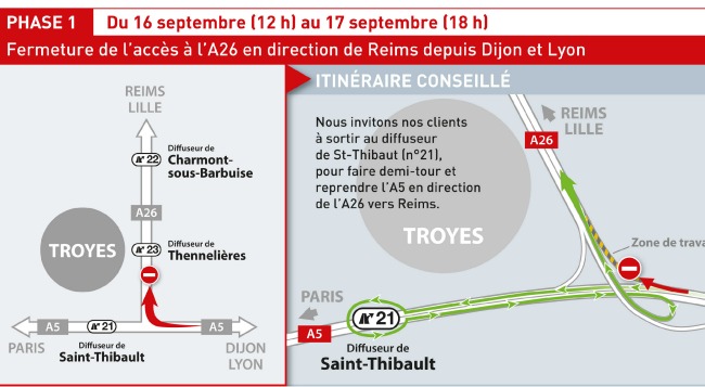 Des travaux sur l'A26