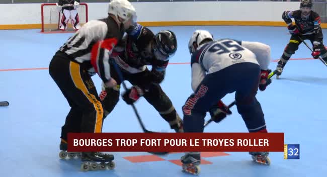 Troyes Roller en action contre Bourges à Troyes