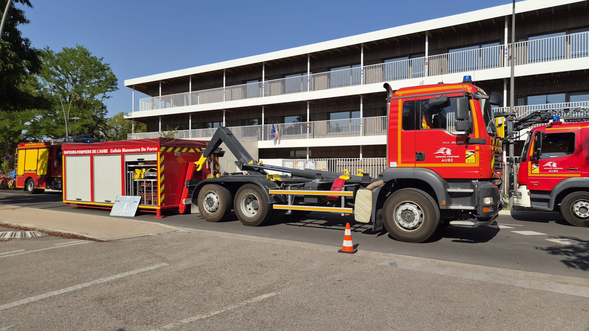 Un incendie s'est déclaré à l'école internationale de Troyes