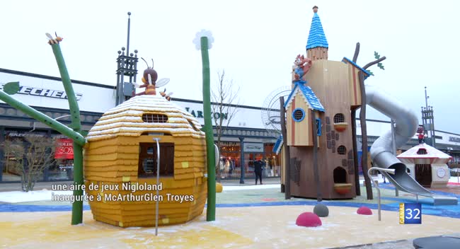 aire de jeux Nigloland inaugurée à MacArthurGlen Troyes