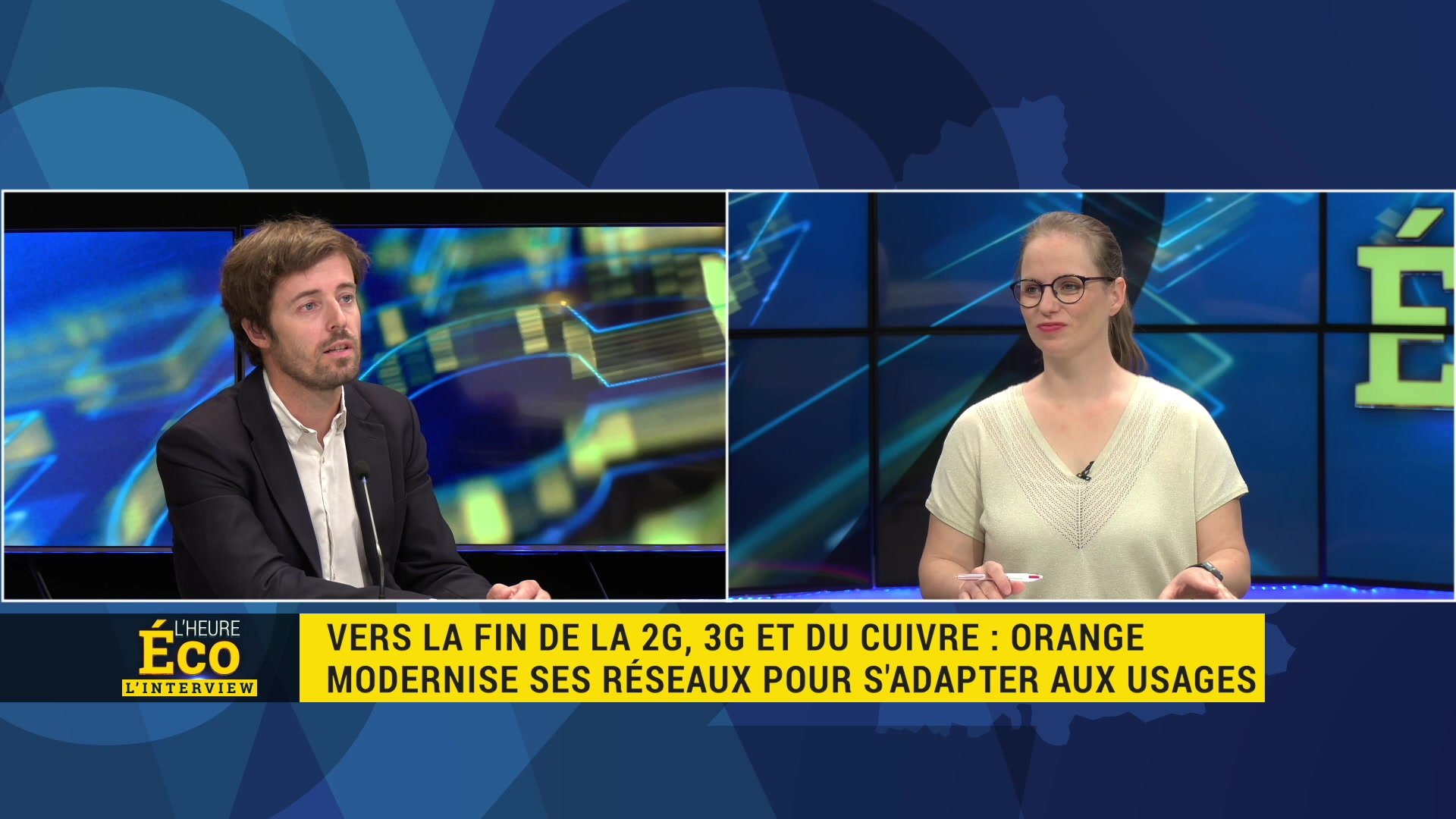 Écran titre annonçant l'arrêt de l'ADSL au 31 janvier 2027 dans 31 communes auboises, source Orange