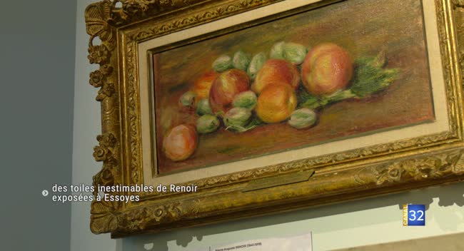 Essoyes : des toiles inestimables de Renoir exposées