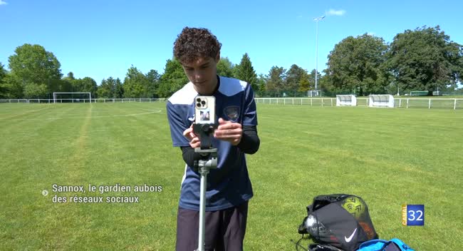 Football : Sannox, influenceur et gardien de but