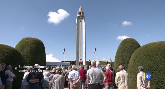 Buchères commémore le 81ème anniversaire du massacre de 1944