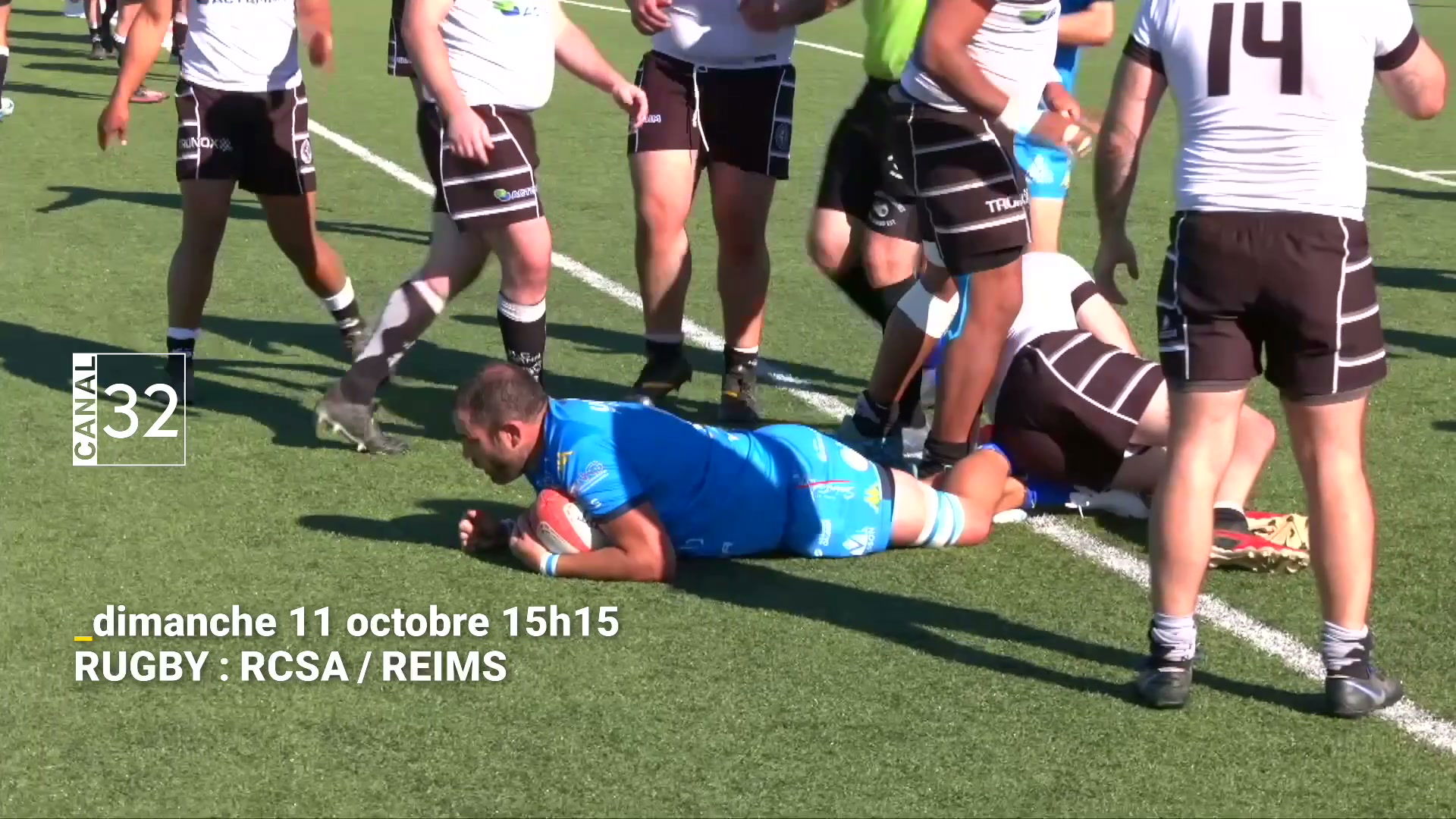 RCSA contre Reims : un derby de rugby en direct sur Canal 32 dimanche 11 octobre à 15h15